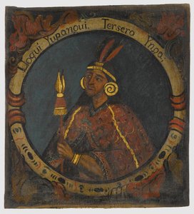 Lloque Yupanqui, 3rd Inca King by Peruvian School