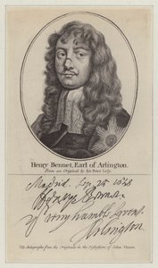 Henry Bennet by Peter (after) Lely