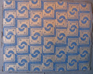 Blue and Gold Pattern