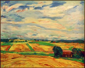Landscape with Harvest Fields