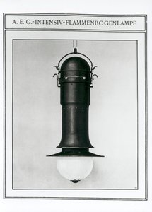 AEG Intensive Flame Arc Lamp by Peter Behrens