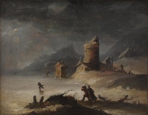 Landscape with Skaters