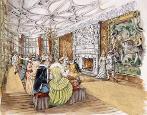Berry Pomeroy Castle by Peter Dunn