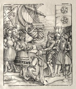Maximilian Makes Peace with Henry VII by Peter Flötner