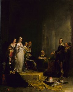 Columbus before the Queen