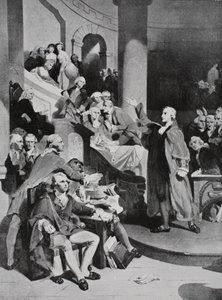 Patrick Henry Making His Famous Speech in the House of Burgesses by Peter Frederick Rothermel