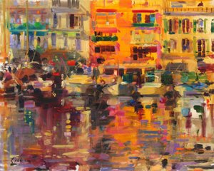 Riviera Summer by Peter Graham (Contemporary)
