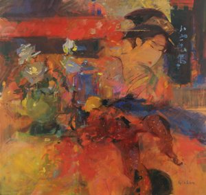 Summer Roses by Peter Graham (Contemporary)