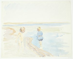 Children at the Beach