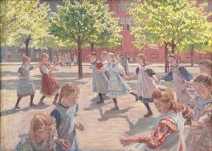 Playing Children, Enghave Square