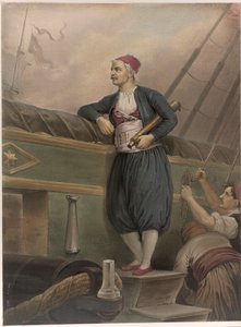 A Greek sailor on board a ship, from an 