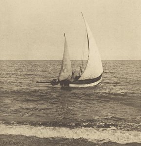A Suffolk Shrimper "Going Off" by Peter Henry Emerson
