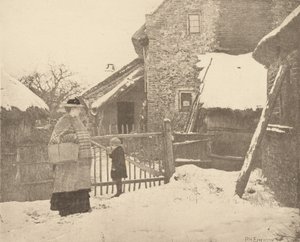 Going to Market - A Winter Scene