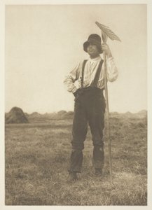 Haymaker with Rake by Peter Henry Emerson