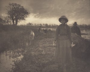 Poling the Marsh Hay by Peter Henry Emerson