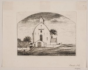 Bjernede Church by Peter Herman Rasmussen