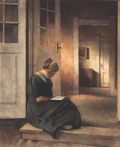 The Garden Door by Peter Vilhelm Ilsted