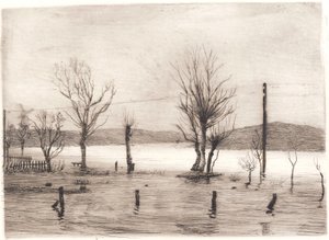 Winter Landscape at Tyreholm by Peter Vilhelm Ilsted
