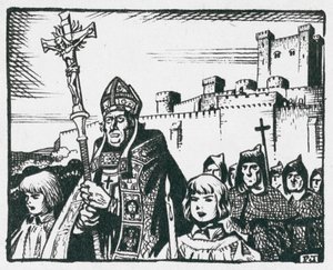 Bishop Poore leads his people away from Old Sarum to found Salisbury in 1220