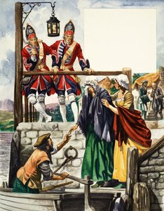 Bonnie Prince Charlie Escapes to Skye by Peter Jackson