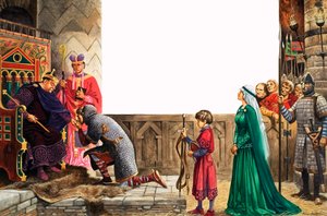 Knight Swearing Allegiance to King William I by Peter Jackson