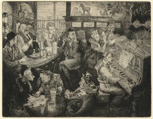 Scene in a Public House by Peter Jackson