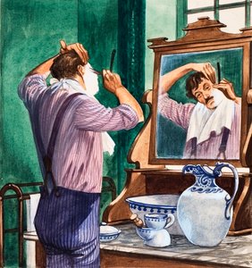 Shaving by Peter Jackson