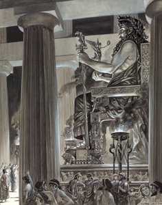 Statue of Zeus at Olympia by Peter Jackson