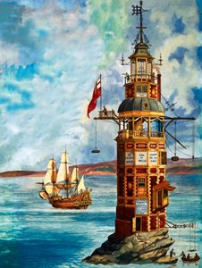 The First Eddystone Lighthouse