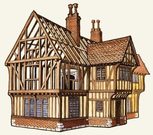 The Wonderful Story of Britain: Building a Tudor House by Peter Jackson