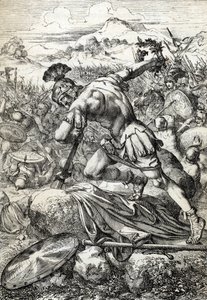 The Suicide of Roman General Varus at the Battle of Teutoburg by Peter Johann Nepomuck Geiger