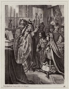 Marriage of Ottokar II of Bohemia and Kunigunda of Slavonia by Peter Johann Nepomuk Geiger