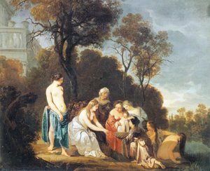 Moses saved from river