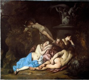 Nymphs by a Fountain