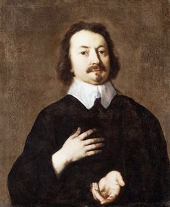 Portrait of a Gentleman, Half-Length, in Black with a White Collar by Peter Lely