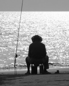 Fishing Sanya Beach, China, 2008