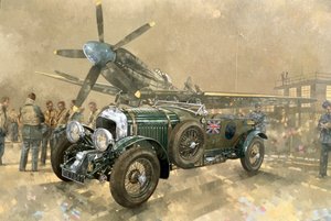 Bentley and Spitfire by Peter Miller
