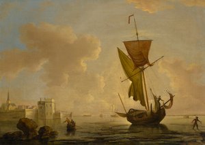 Shipping in a Calm by Peter Monamy