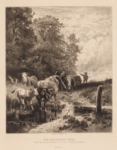 The Returning Herd by Peter Moran
