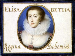 Portrait of Elizabeth, Queen of Bohemia by Peter Oliver