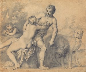Venus and Adonis by Peter Oliver