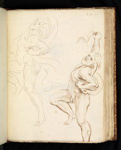 Two Studies of Laocoon, One with the Serpents Transformed into Drapery by Peter Paul (after) Rubens