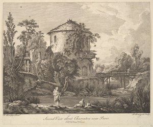 Second View of Charenton near Paris by Peter Paul Benazech