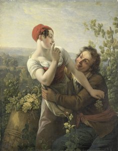 The Impassioned Grape Picker by Peter Paul Joseph Noël