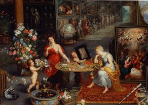 Allegory of Sight and Smell (detail) by Peter Paul Rubens