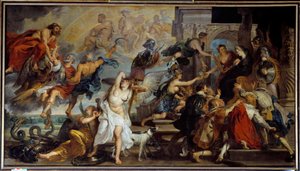 Apotheosis of Henry IV and Proclamation of the Regency of Mary of Medicis in 1610 by Peter Paul Rubens