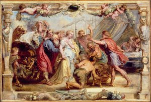 Briseis Given back to Achilles by Peter Paul Rubens