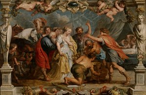 Briseis Restored to Achilles by Peter Paul Rubens