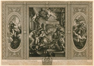 Ceiling of the Banqueting House in Whitehall by Peter Paul Rubens