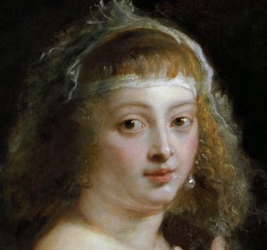 Helene Fourment in a Fur Robe (detail)
